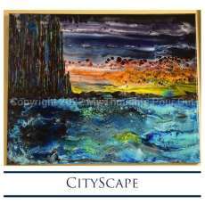 CityScape Print of Original Painting