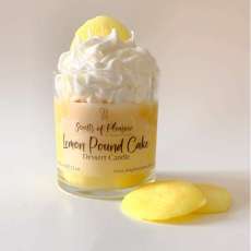 Lemon Pound Cake Dessert Candle
