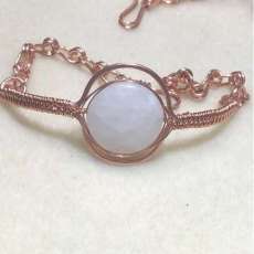 Wire Wrapped Bracelet - all handmade