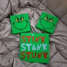 Grinch Stink Stank Stunk Sign