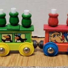 Sesame Street Train Menorah