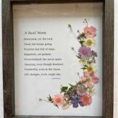 A Real Mom - Dried Flower art