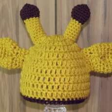 Hand Crocheted Giraffe Hat - Available in 4 sizes