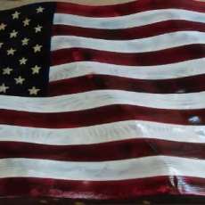 Woodburn American Wavy flags