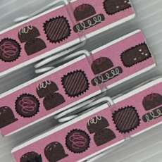 New Handmade Valentine Candy Chip Bag Clips Set/3