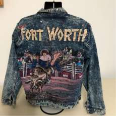 Tony Alamo Style Jacket hand painted and embellished  jacket