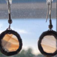 Stained glass earrings