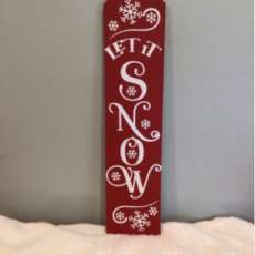 Let it Snow wall sign
