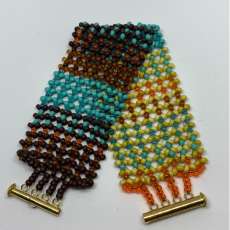 Turquoise and More Magic Carpet Bracelet