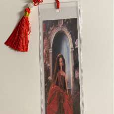 Brand New Radiant Rose Red Hair Barbie Bookmark