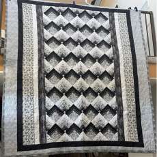 Black and White 3D Quilt