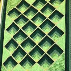 Green 3D Quilt