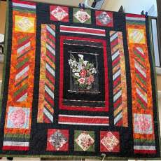 Red Floral Quilt