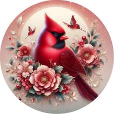 Cardinal Wind Spinner