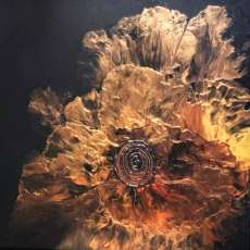 Acrylic Painting - Coppery Bloom
