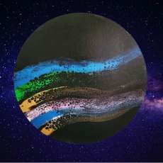 Acrylic Painting - Subtle Swipe