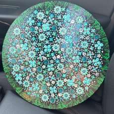 Blue and green Lazy Susan