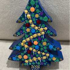 Dotted Christmas tree