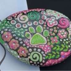 Paw print Rock