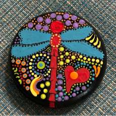 Dragon fly paperweight