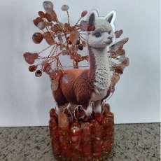 Gem resin w/alpaca