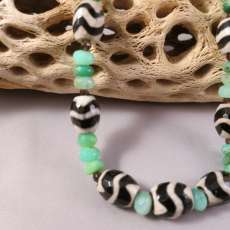 Black agate necklece