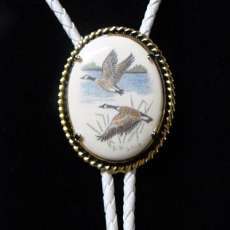 Bolo Tie - Canadian Geese