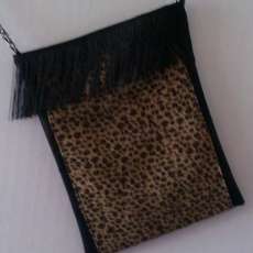 Shimmy Leopard Print Fashion Bag