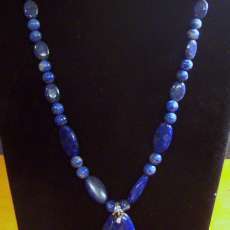 Lapis Lazuli Necklace w/Enhancer
