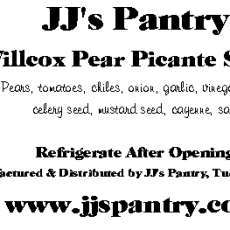 JJ's Pantry Willcox Pear Picante Sauce