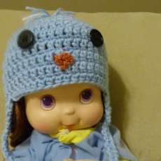 crocheted hat for baby size 6-12 months