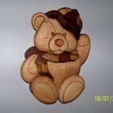 Teddy Bear wall piece