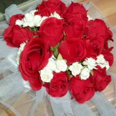Silk Roses Bouquet