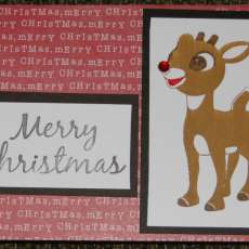 Merry Christmas - Rudolph Card