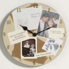 Personalized Photo Collage Memory Wall Clock