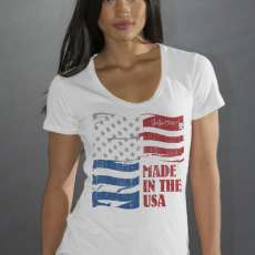 Ladies Made in the USA t-shirt