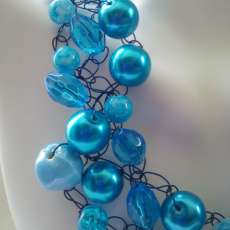 Dazzling Crochet Spring Bling Bold in Blue