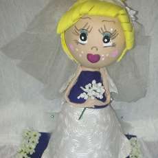 Handcrafted Beautiful Bride Doll