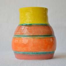 Medium Orange Vase