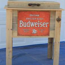Rustic Cooler Stand