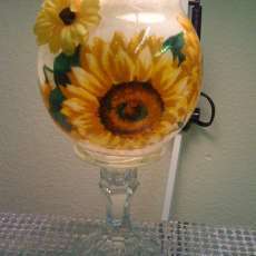 Sun Flower Candle Holder
