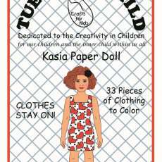 Kasia Paper Doll to Color