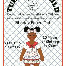 Shaday Paper Doll to Color