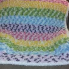Homemade Crocheted Child Blanket