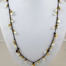 Cluster Freshwater Pearl Necklace