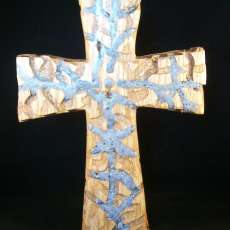 solid oak cross