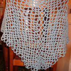 Crochet adult shawl