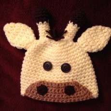 Crochet Giraffe Hat All Sizes