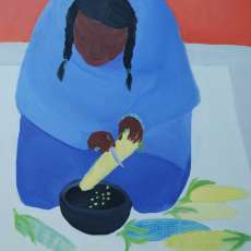 Painting- Blue Corn Woman