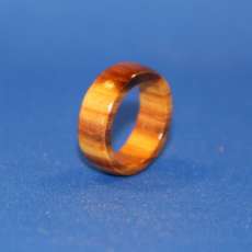 Canary Wood Ring size 7.5